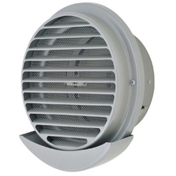 SUS製 ドレン皿付ベントキャップ 横ギャラリ 網10M FD72度 ドレン皿外付けタイプ - メルコエアテクノロジー(旧:メルコエアテック)