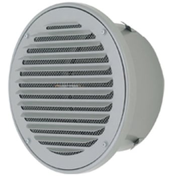 SUS製 薄形ベントキャップ 外向き横ギャラリ 網5M FD120度 メルコエアテクノロジー(メルコエアテック)