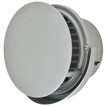 SUS製 丸形防風板付ベントキャップ 縦ギャラリ 網3M FD72度 ワイド水切 メルコエアテクノロジー(旧:メルコエアテック)