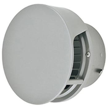 SUS製 丸形防風板付ベントキャップ 縦ギャラリ FD120度 覆い付 メルコエアテクノロジー(旧:メルコエアテック)