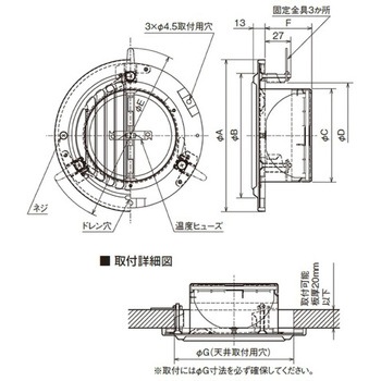 SUS製 軒天用ベントキャップ ギャラリ FD72度 左右両吹き メルコエアテクノロジー(メルコエアテック)