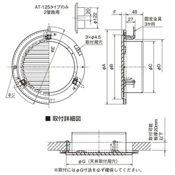SUS製 軒天用ベントキャップ ギャラリ 片吹き メルコエアテクノロジー(メルコエアテック)