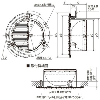 SUS製 軒天用ベントキャップ ギャラリ FD72度 片吹き メルコエアテクノロジー(メルコエアテック)
