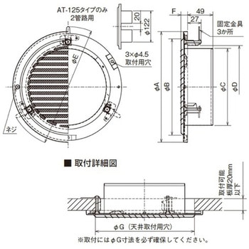 SUS製 軒天用ベントキャップ ギャラリ 網3M 片吹き メルコエアテクノロジー(メルコエアテック)