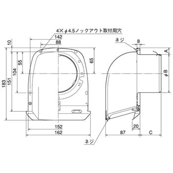 SUS製 深形フード 薄型小風量タイプ ワイド水切 メルコエアテクノロジー(旧:メルコエアテック)