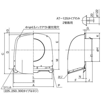 AT-100FNS5 SUS製 深形フード 網10M ワイド水切 1個 メルコエアテック