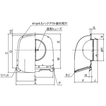 AT-250FWSD5-5MSUS製深形フードギャラリ 網5M FD72度【メルコ