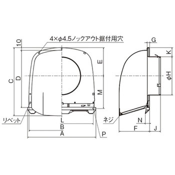 SUS製 深形フード 縦ギャラリ ワイド水切 メルコエアテクノロジー(旧:メルコエアテック)