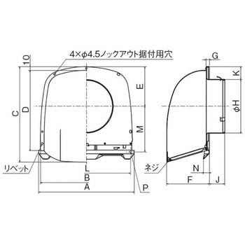 SUS製 深形フード 縦ギャラリ ワイド水切 メルコエアテクノロジー(旧:メルコエアテック)