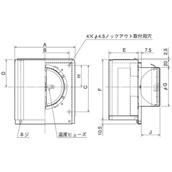 SUS製 防音形スクエアフード 網10M FD72度 給気専用 メルコエアテクノロジー(メルコエアテック)