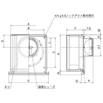 AT-150HGSDB SUS製 防音形スクエアフード 横ギャラリ FD72度 不燃