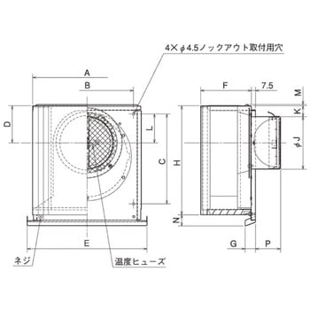 SUS製 防音形スクエアフード 横ギャラリ 網10M FD72度 不燃・耐湿タイプ ワイド水切 メルコエアテクノロジー(メルコエアテック)