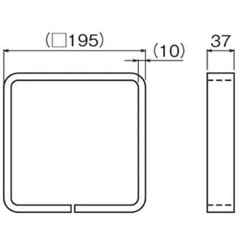 差圧給気シャッター 交換用フィルター 壁・天井取付タイプ用 メルコエアテック