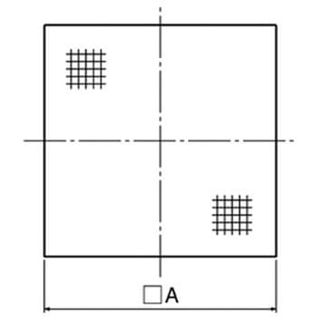 給排気グリル 交換用フィルター 角形・角形十字格子用 メルコエアテクノロジー(メルコエアテック)