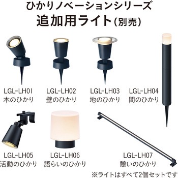 ひかりノベーション 壁のひかり 追加用ライト タカショー