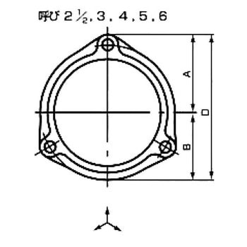 フランジ 排水鋼管可とう継手(MD継手) 東亜高級継手バルブ製造