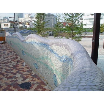 クラッシュタイル無釉 玉川窯業