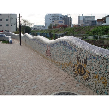 クラッシュタイル無釉 玉川窯業