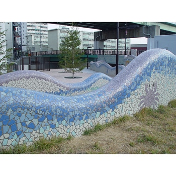 クラッシュタイル無釉 玉川窯業