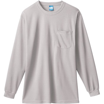 50122 長袖Tシャツ(胸ポケット付き) 桑和