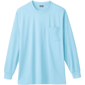 50384 長袖Tシャツ(胸ポケット付き) 桑和