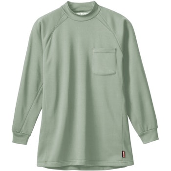 50428 長袖ハイネックシャツ(胸ポケット有) - 桑和