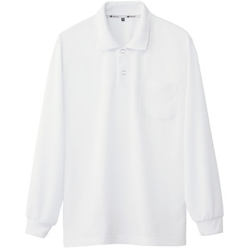 50540 長袖ポロシャツ(胸ポケット付き) 桑和