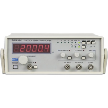▽中古品▽ MCP ファンクションジェネレータ SG1638N 周波数
