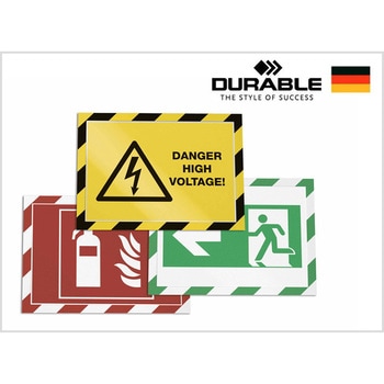 DURABLE デュラブル ディスプレイフレーム セキュリティ A4 粘着タイプ DURABLE