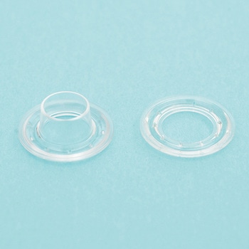 ハトメ 透明プラスチック 友屋