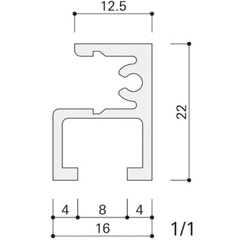 コレダーラインG-1レール (軽量用) 友屋