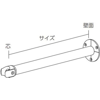 アームパイプ22 壁面立設タイプ flec(フレック)