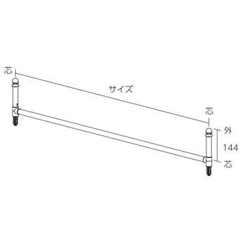 オーバーレング用ハングバー22 壁面立設タイプ flec(フレック)