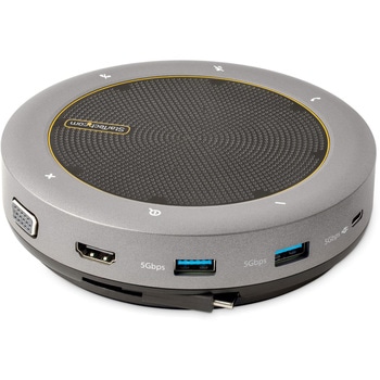 ドッキングステーション/USB-C/スピーカーフォン/シングルモニター/4K60Hz HDMIまたはVGA/100W USB PD/2x USB-A/マルチハブ StarTech.com