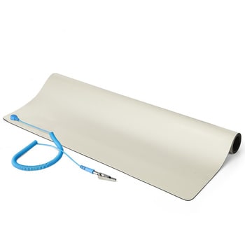 LG-ANTI-STATIC-MAT 静電気除去マット/60cm x 120cm/取外し可能アース