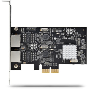 PR22GI-NETWORK-CARD ネットワークアダプターカード/PCIe x2/2ポート/2.5G/マルチギガビットイーサネット /2.5GBASE-T/各種OS対応/LANカード/RJ45拡張 1個 StarTech.com 【通販モノタロウ】