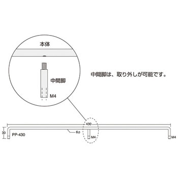 ガラス棚・木棚コボレ止め 友屋
