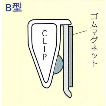 サインレールハンガーB型(マグネット付) 制考社