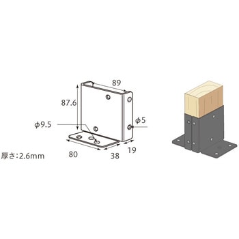 2×4金具 八幡ねじ