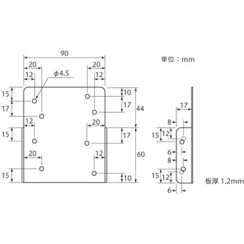 2×4材用ラクラクプレート 八幡ねじ