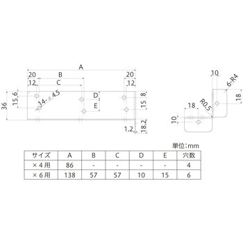2×4材用ラクラク取付L字 八幡ねじ