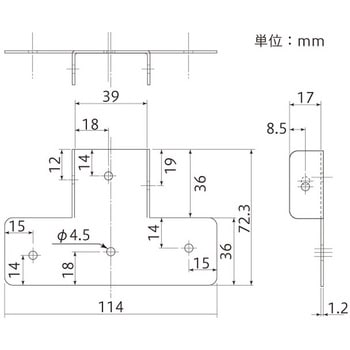 2×4材用ラクラク取付T字 八幡ねじ