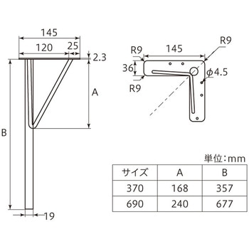 Ironna 丸脚金具 取付用ねじ付属 八幡ねじ