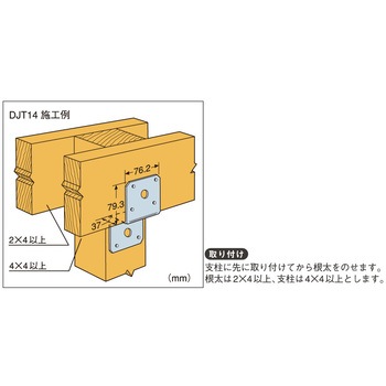 SIMPSON デッキジョイストタイ 八幡ねじ