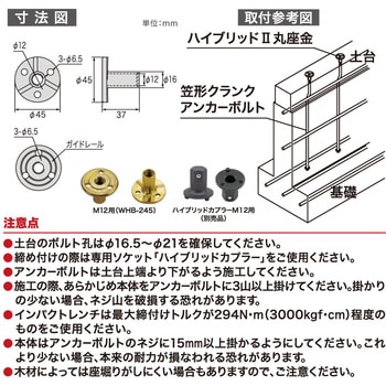 ハイブリッド2丸座金 八幡ねじ