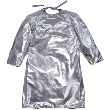 アルミ耐炎服袖付きエプロン シェルファーアクロ 大中産業 耐熱保護具