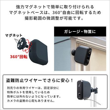 乾電池式どこでもセンサーカメラ ホームテイスト