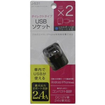 2ポートUSBソケット ジョイフル