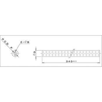 超硬ストレート油穴付丸棒 DIJET(ダイジェット工業)