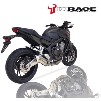 IX-QH6356 IXRACE HONDA CBR 650 F '15/CB 650 F 14-15 Z7 ツインアップ スリップマフラー 1セット  MAD MAX(マッドマックス) 【通販モノタロウ】